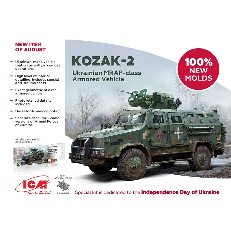 ICM 1:35 Kozak 2 Ukrainian MRAP-Class