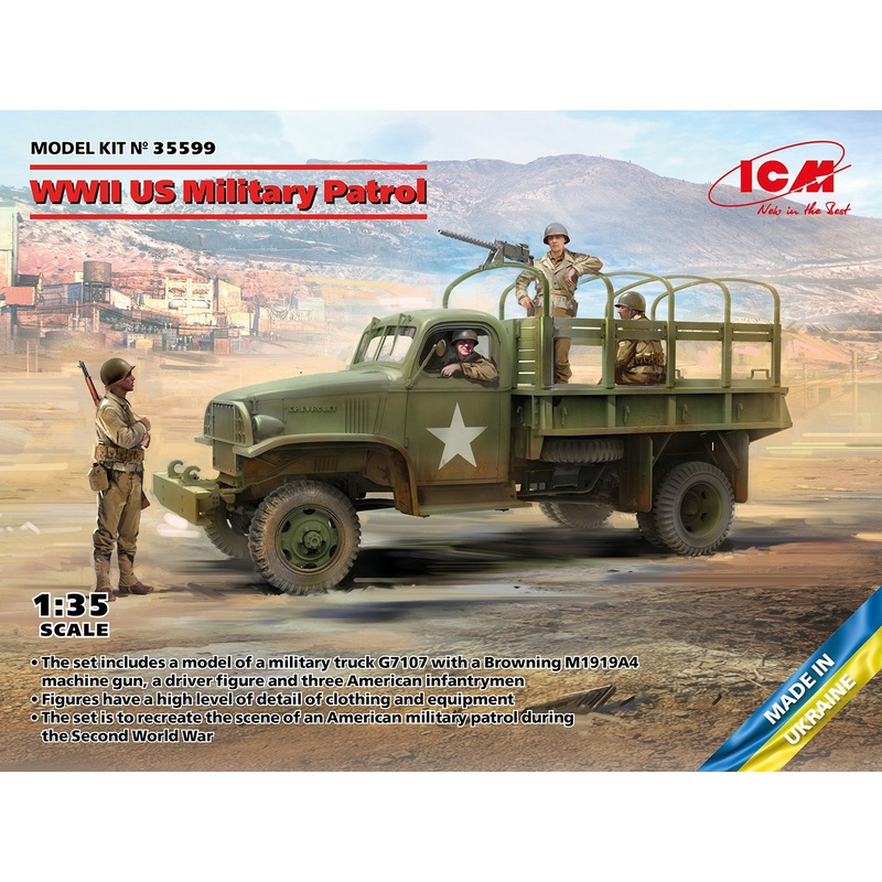ICM 1:35 WWII US Military Patrol