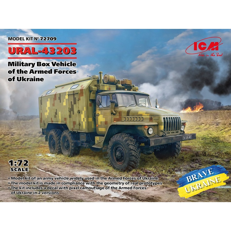 ICM 1:72 URAL-43203