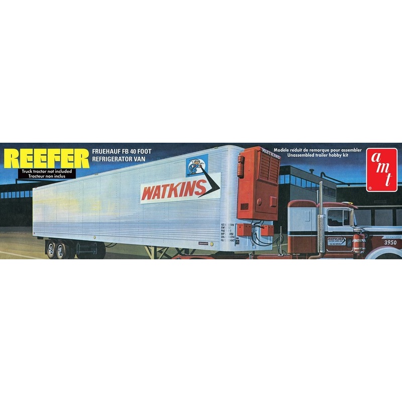 AMT 1:25 Fruehauf 40′ Reefer Trailer Watkins