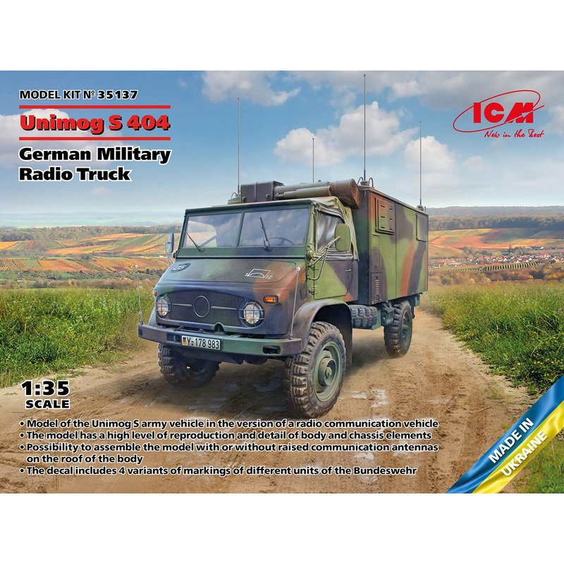 ICM 1:35 Unimog S404 Radio Truck