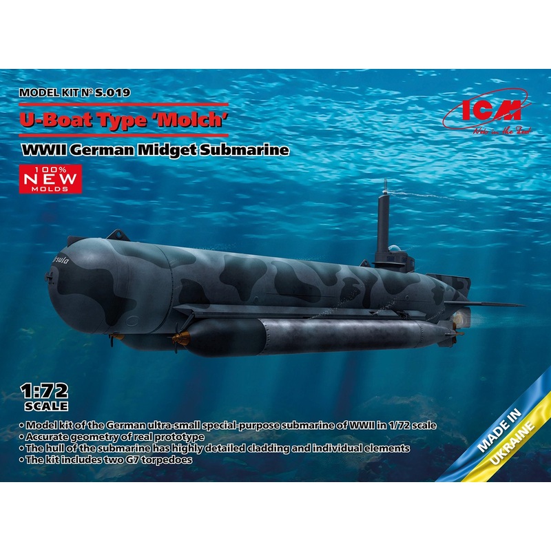ICM 1:72 U-Boat Type ‘Molch’