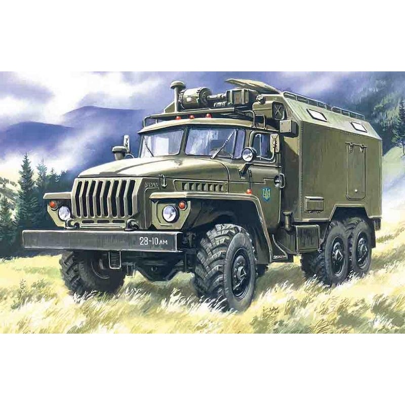 ICM 1:72 Ural-43203 Command Vehicle