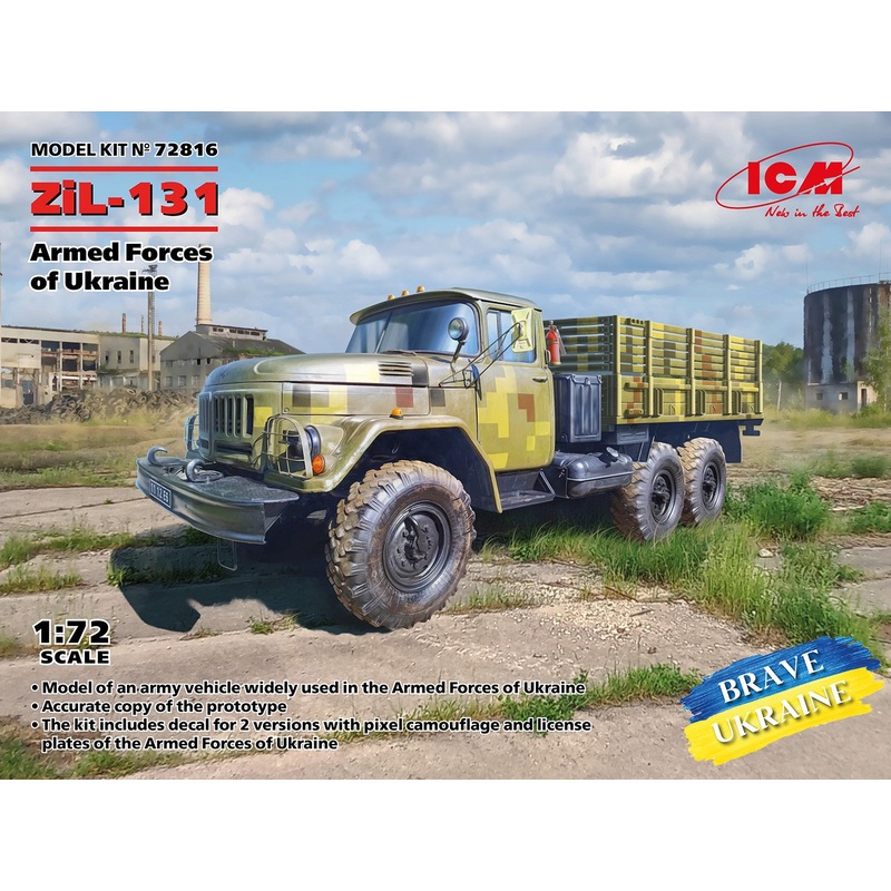 ICM 1:72 ZiL 131 Military Truck