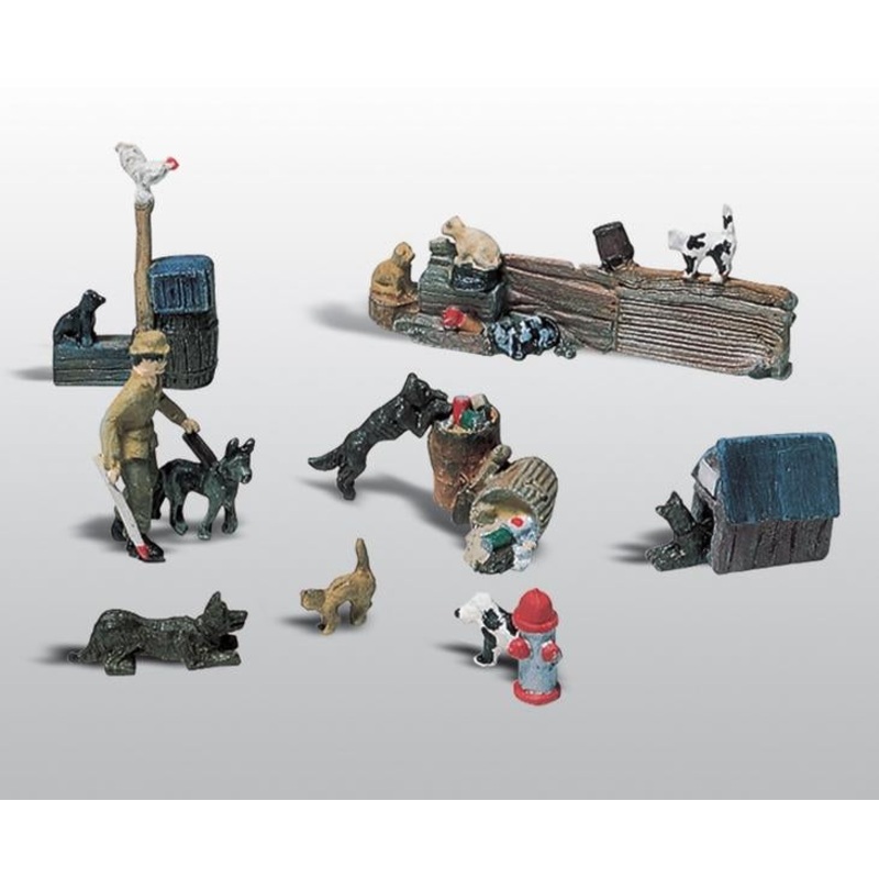 Woodland Scenics Cats & Dogs Sc Details*