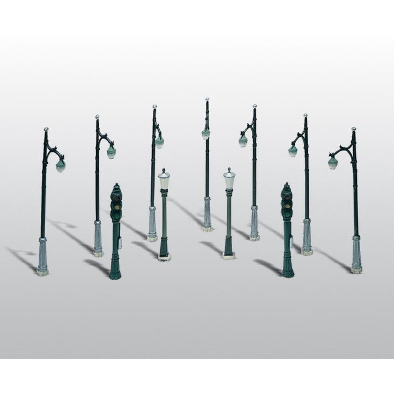 Woodland Scenics Street & Traffic LightsSc Det *