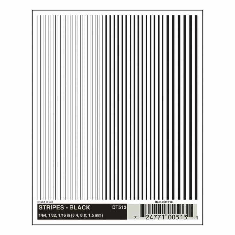 Woodland Scenics Stripes – Black