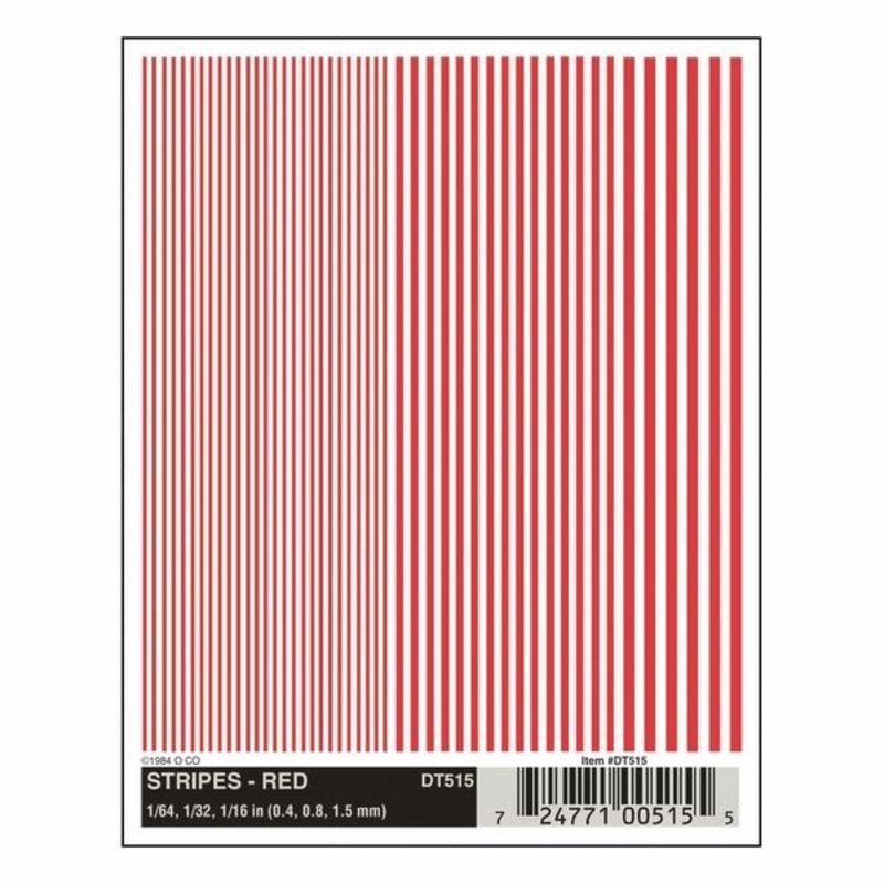 Woodland Scenics Stripes – Red