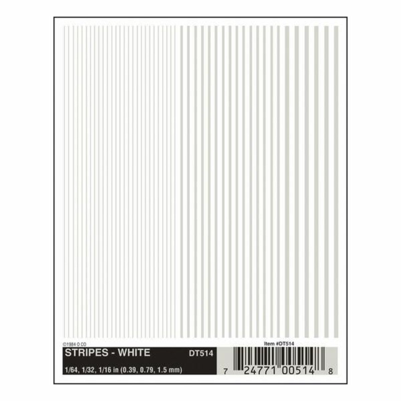 Woodland Scenics Stripes – White