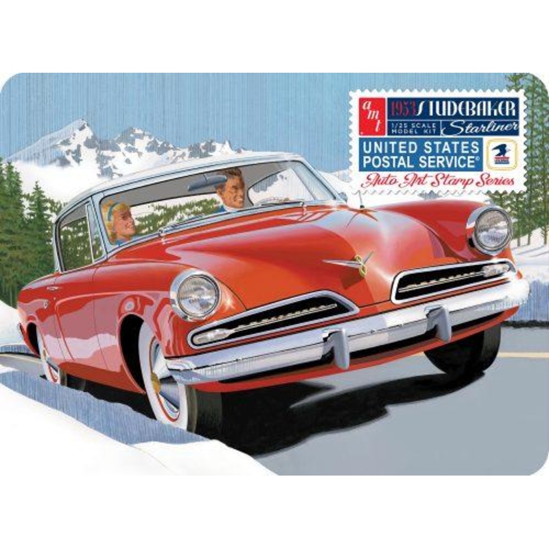 AMT 1:25 1953 Studebaker Starliner – USPS with Collectible Tin