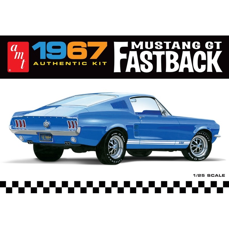 AMT 1:25 1967 Ford Mustang GT Fastback