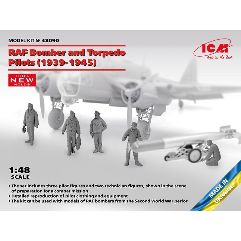 ICM 1:48 RAF Bomber and Torpedo Pilots