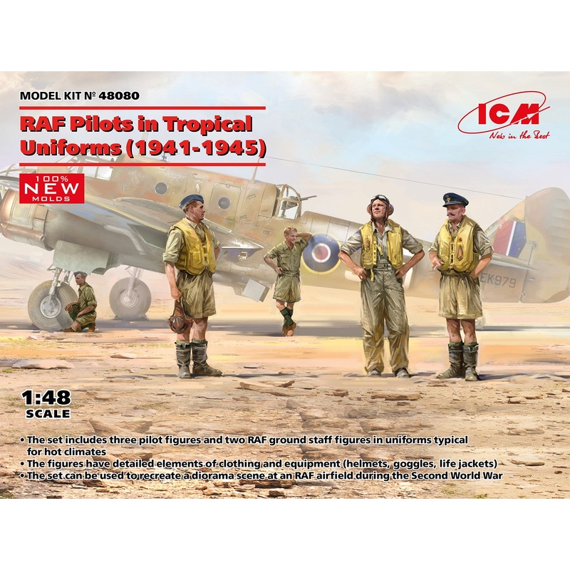 ICM 1:48 RAF Pilots Tropical (1941-45)