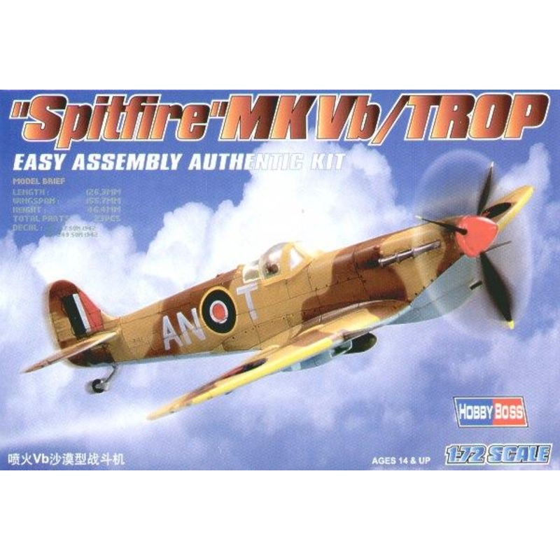 Hobbyboss 1:72 Spitfire Mk.Vb Trop