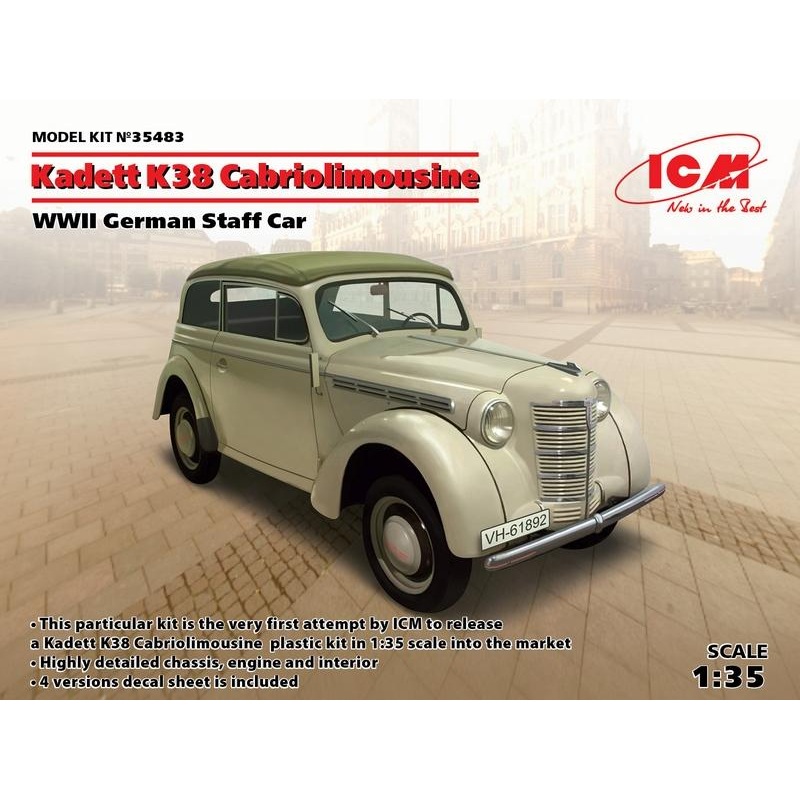 ICM 1:35 Kadett K38 Cabriolimousine