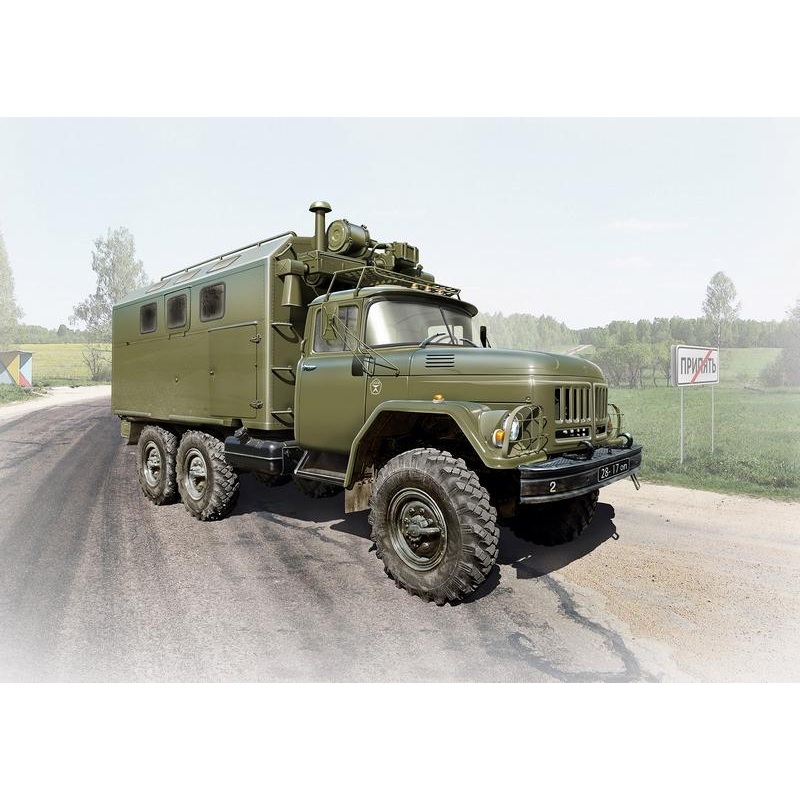 ICM 1:35 Zil-131 Kshm Svt. Army Vehicle