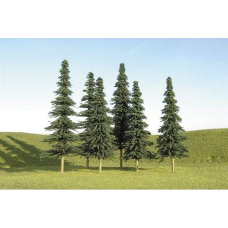 Bachmann 3-4 Spruce Trees, 9/pack. N Scale