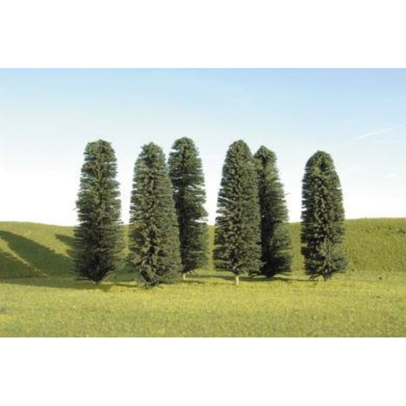 Bachmann 5-6 Cedar Trees  6 pcs per pack.