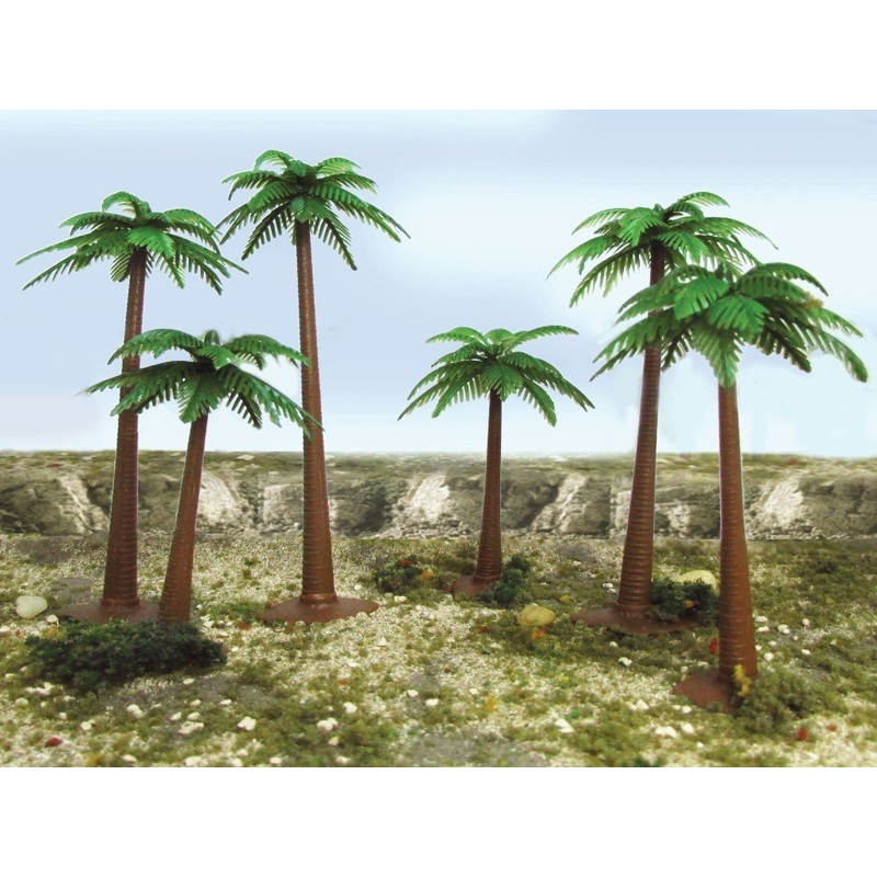 Bachmann Scenescapes 4-6 Palm Trees, 6/pack. HO Scale