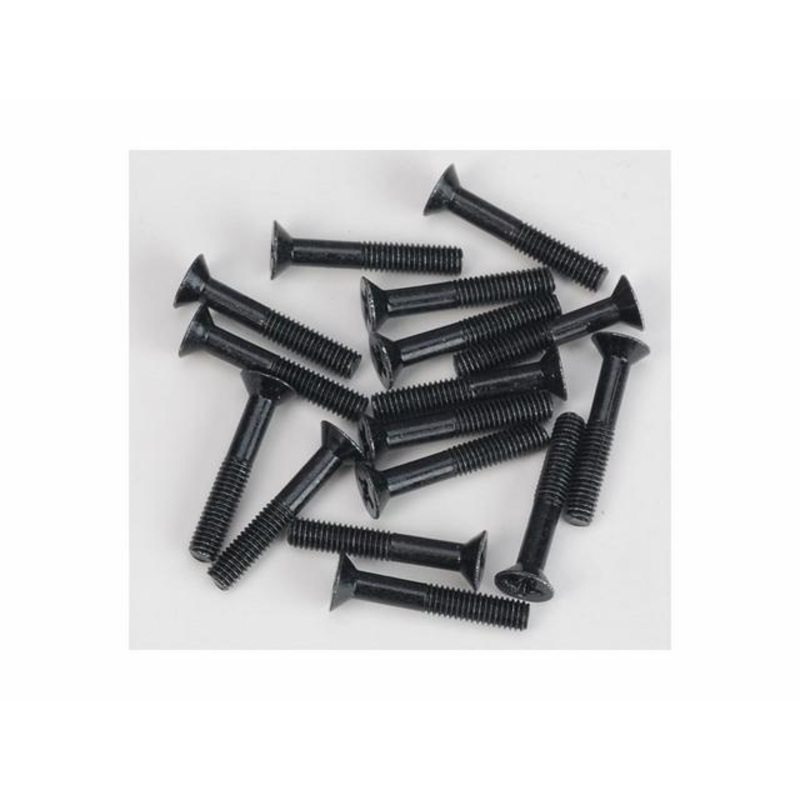 DHK Hobby Flathead Screw (3X18Mm) (16) *