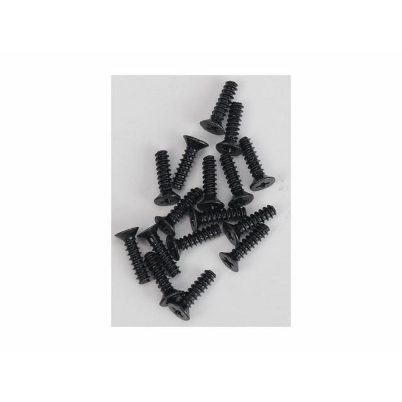 DHK Hobby Flathead Screw-Coarse (Kb2.6X10) (16)