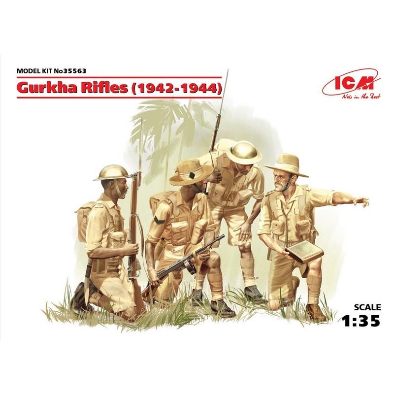 ICM 1:35 Gurkha Rifles (1944) (4)