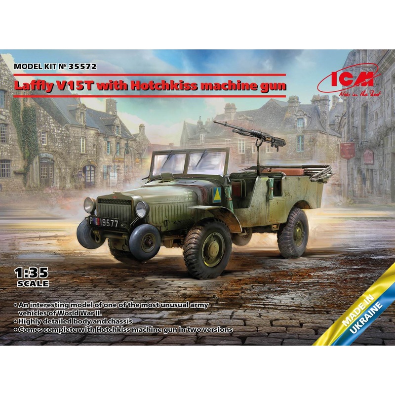 ICM 1:35 Laffly V15T with Hotchkiss Machine Gun