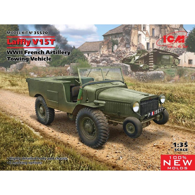 ICM 1:35 Laffly V15T WWII French Artillery Towing Vehicle