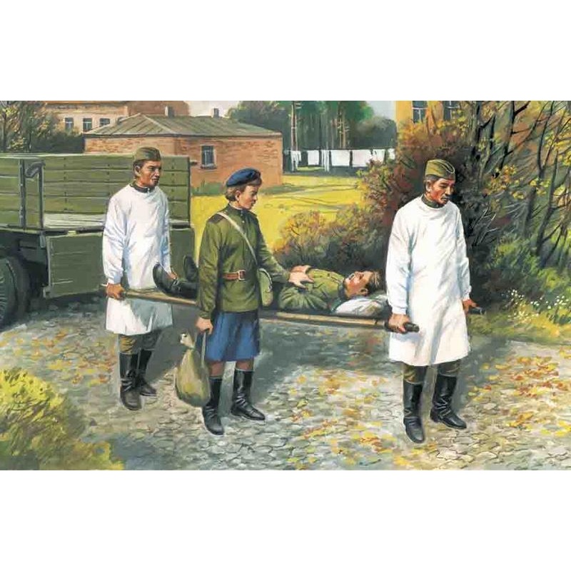 ICM 1:35 Svt. Med.Personnel (1943-45) (4)