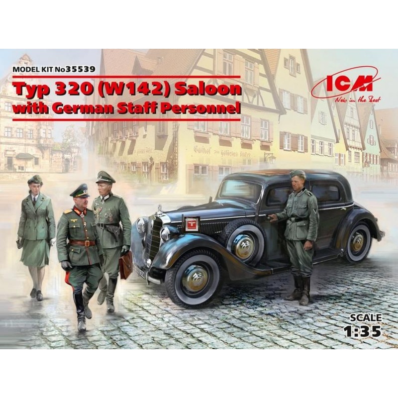 ICM 1:35 Typ 320 (W142) Saloon W/Personnel