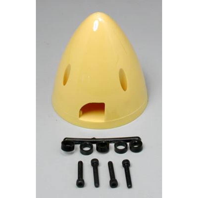 Dubro Spinner Plastic 3 Inch Yellow*