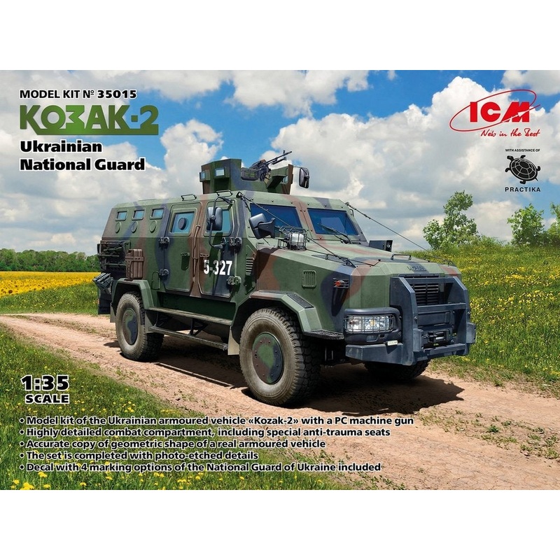 ICM 1:35 Kozak 2 Ukrainian National Guard