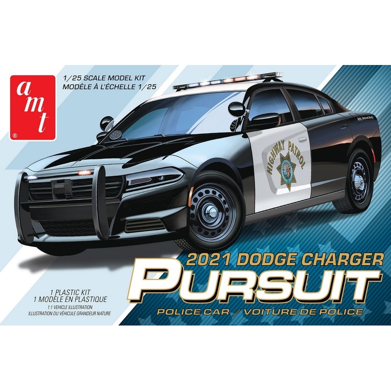 AMT 1:25 2021 Dodge Charger Police Pursuit