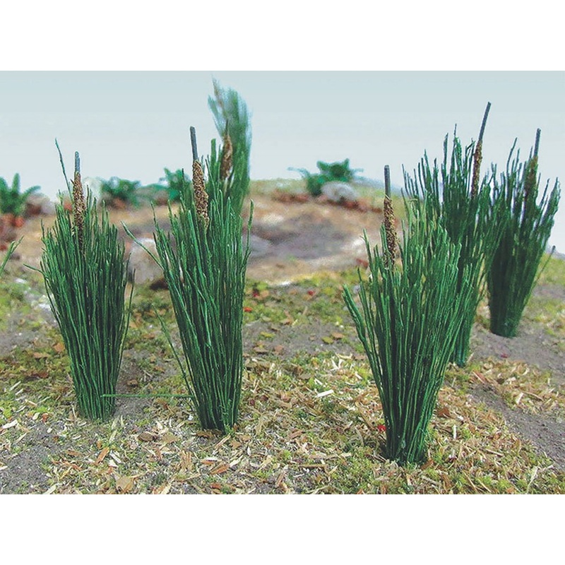 Bachmann 3/4 Cattails, 24pc pack. HO Scale