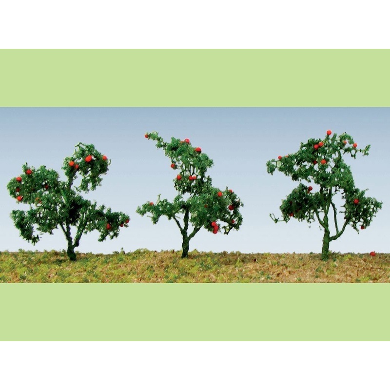 Bachmann 3/4 Fruit Bush, 18 pc pack. HOScale