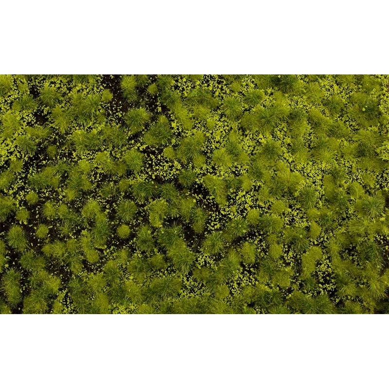 Bachmann Light Green Tufted Grass Mat, 1x 11.5 x 7.5 sheet