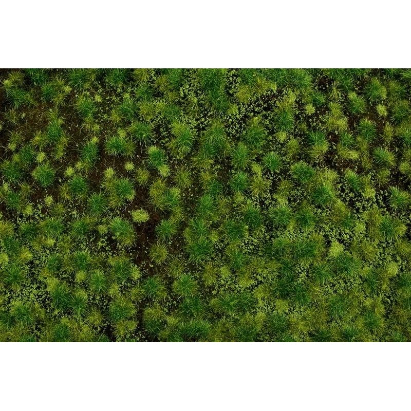 Bachmann Medium Green Tufted Grass Mat 1x 11.5 x 7.5 sheet