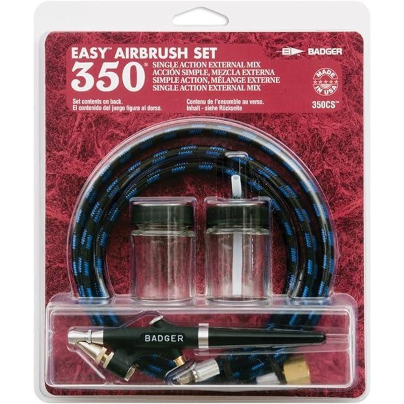 Badger 350 Easy Airbrush Single Action/External Mix Airbrush