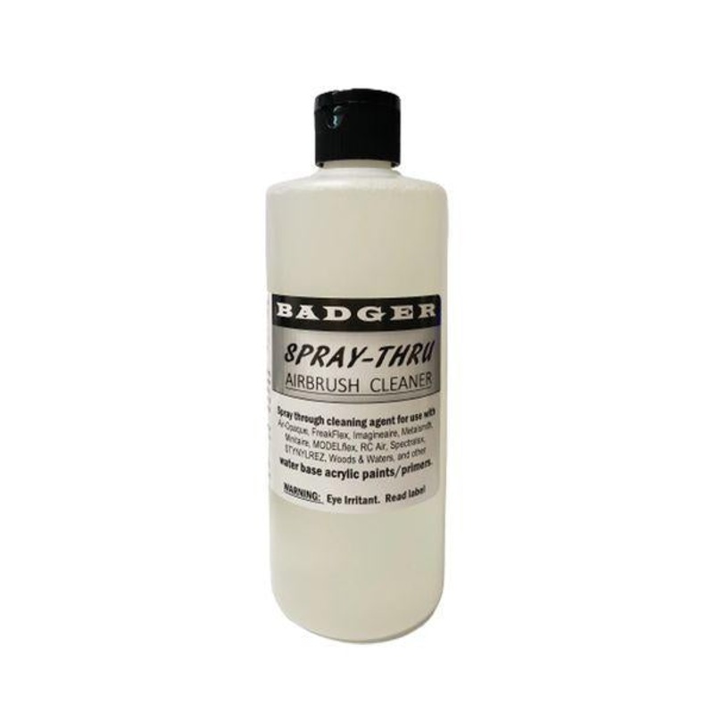 Badger 8 oz./235ml Spray-Thru Airbrush Cleaner