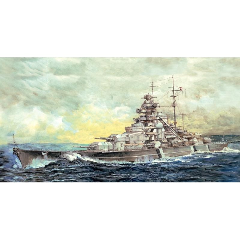 I Love Kit 1:700 German Bismarck Battleship