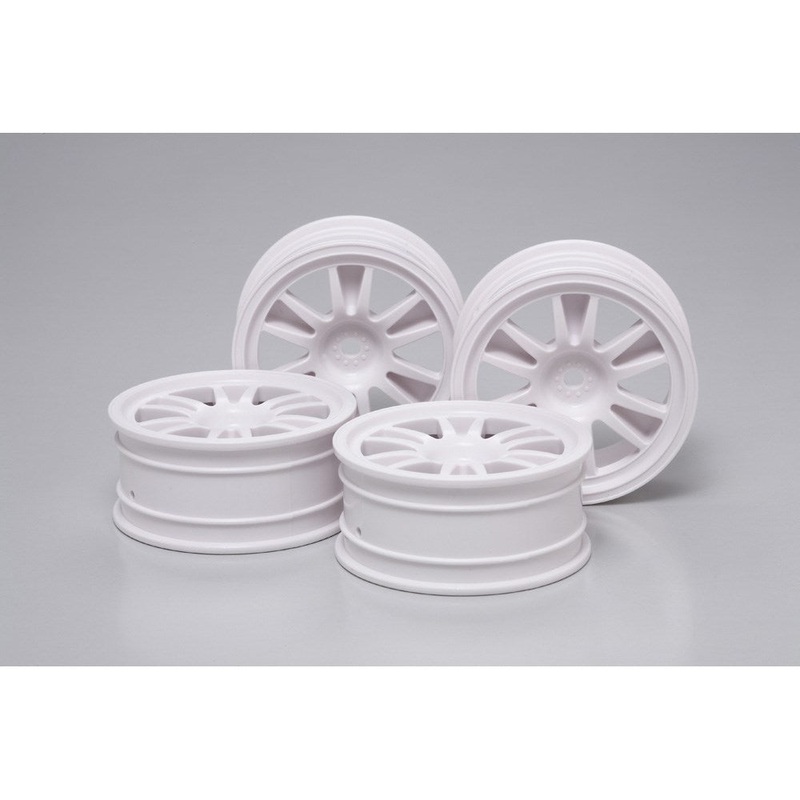 Tamiya 51299 Medium-Narrow 12-Spoke Wheels 4pcs. (24mm Width/Offset +2) Spare Parts no.1299