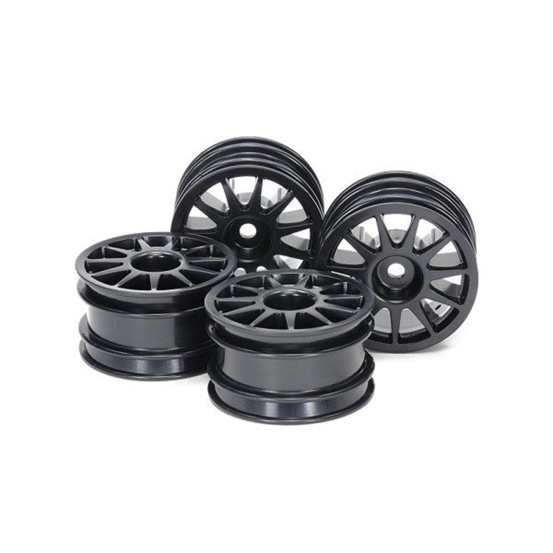 Tamiya 51665 M-Chassis 11-Spoke Wheels – Black (4pcs)