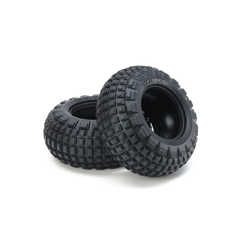 Tamiya 54953 ST Block Front Bubble Tires (Soft/2pcs.) Hop-Up Options no.1953