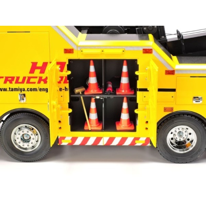 Tamiya 56558 1/14 RC Accessory Set: Road Cones and Tools