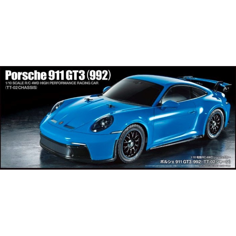 Tamiya 58712 1/10 Porsche 911 GT3 (992) (TT-02)