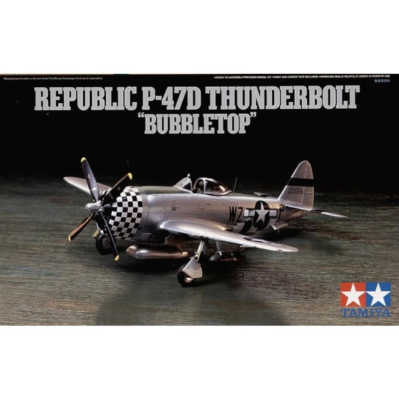 Tamiya 60770 1/72 P-47D Thunderbolt Bubbletop