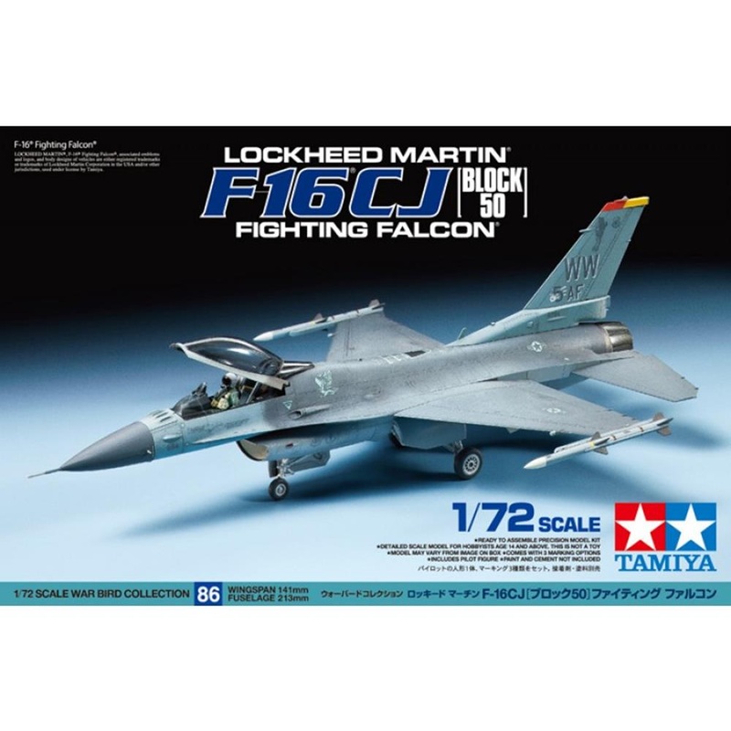 Tamiya 60786 1/72 F-16CJ Fighting Falcon