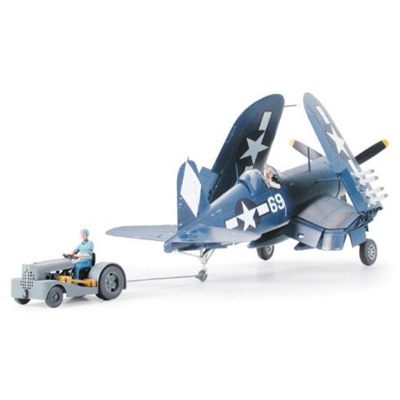 Tamiya 61085 1/48 Vought F4U-1D Corsair w/Moto-Tug Aircraft Series No.85