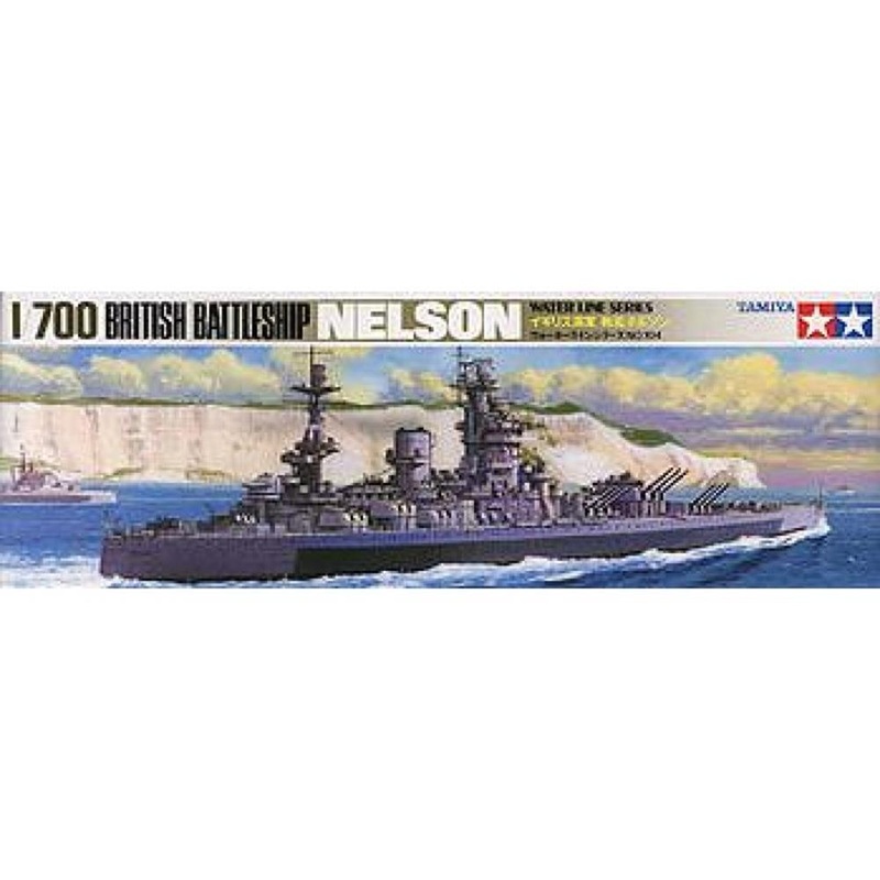 Tamiya 77504 1/700 Nelson British Battleship