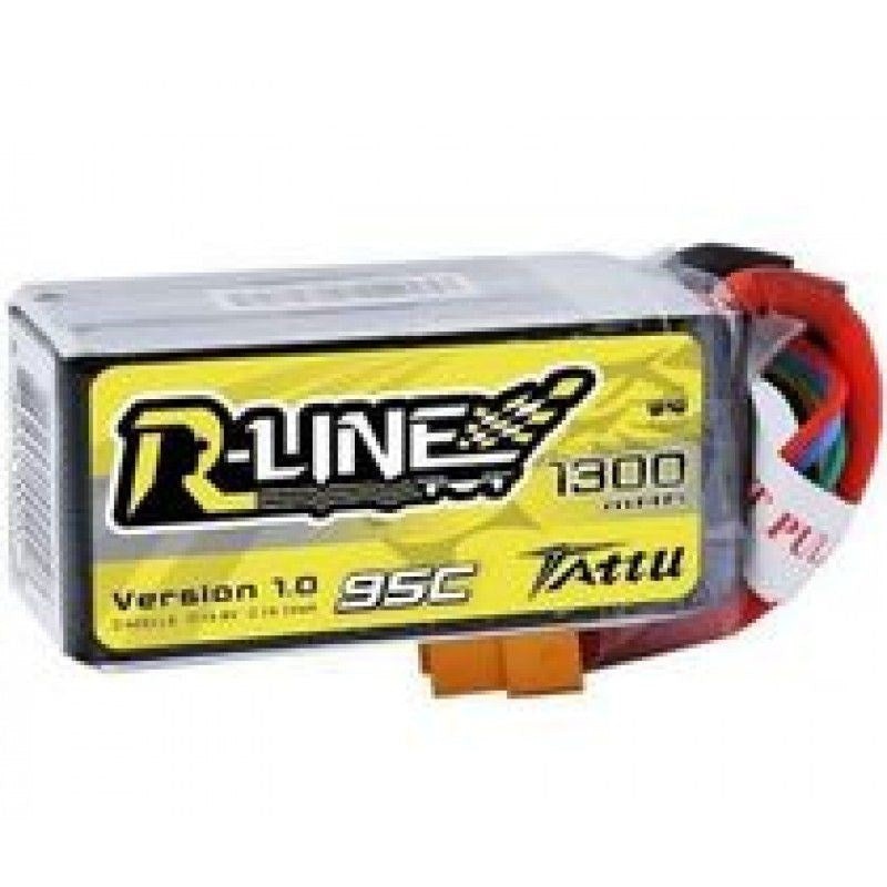 Tattu TA-RL1300-4S95 RL 1300mAh 4S 95C With XT60 Plug 76x35x30mm 164g